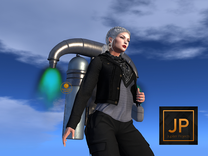 Second Life Marketplace - [Bad Unicorn] Jetpack - Wanted Not Wasted ...